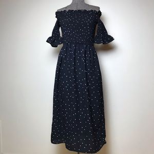NWOT TOPSHOP STARS MIDI DRESS